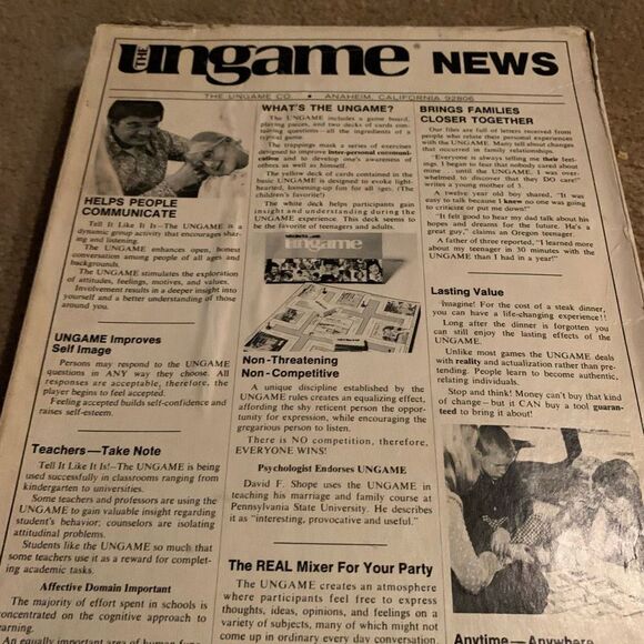 Ungame 1975 Vintage Christian Version Board Game - Picture 8 of 11